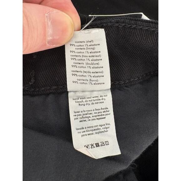 We Wore What Utility Straight Stretch Twill Cargo Jeans in Black – NWT – Size 26 - Picture 5 of 7